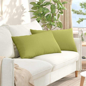 Hellgrüne Sofakissen 2er Set 80x40 cm