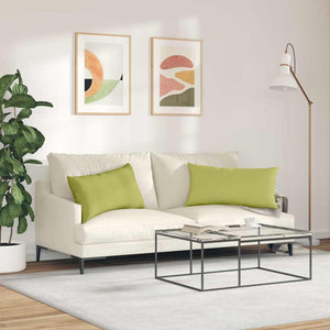 Hellgrüne Sofakissen 2er Set 80x40 cm