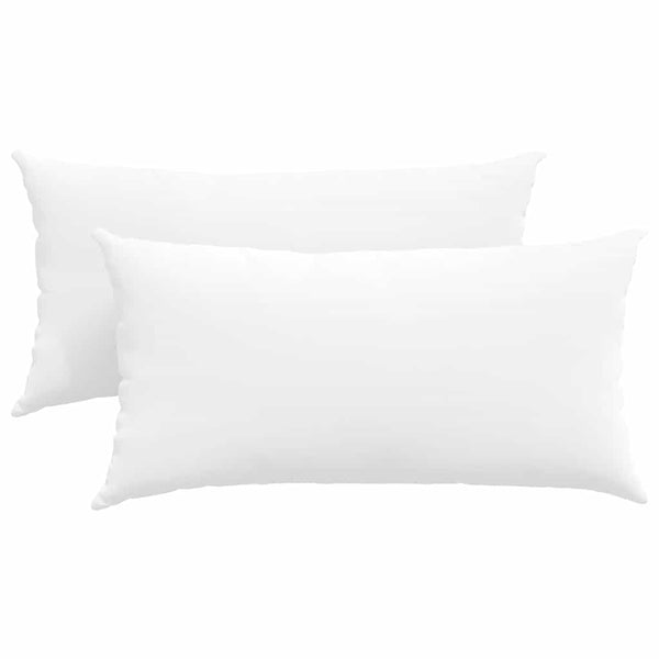 Sofakissen 2er-Set Weiß 80x40 cm