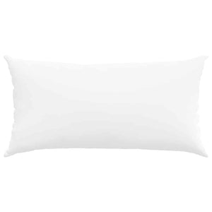 Sofakissen 2er-Set Weiß 80x40 cm