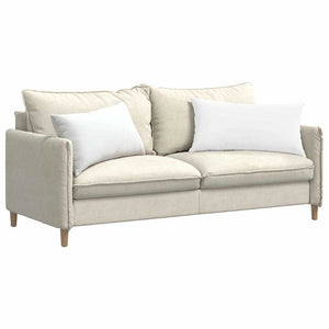Sofakissen 2er-Set Weiß 80x40 cm