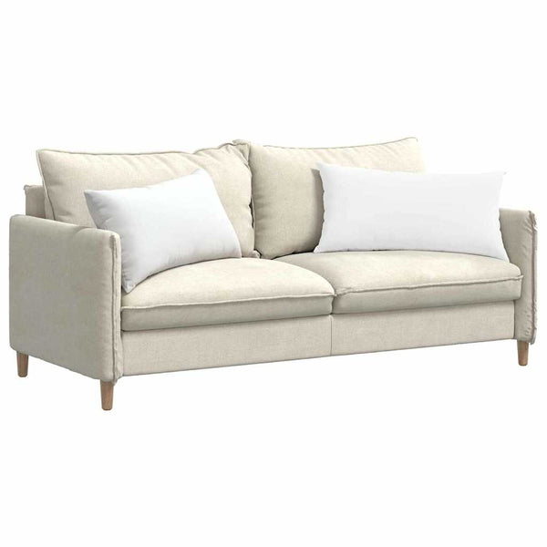 Sofakissen 2er-Set Weiß 80x40 cm