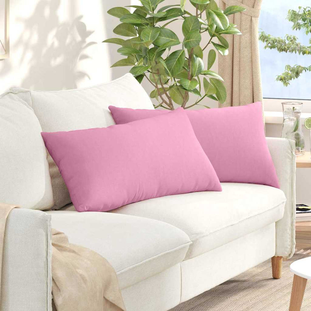 Sofakissen Rosa 80x40 cm 2er-Set