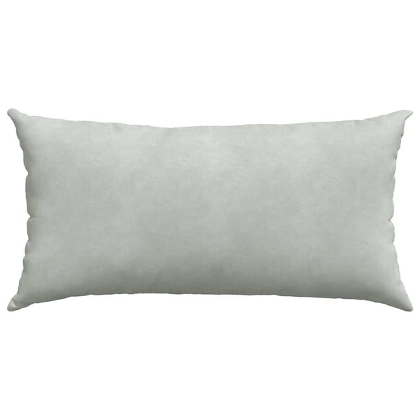 Sofakissen 2er Set Hellgrau Cord 80x40 cm