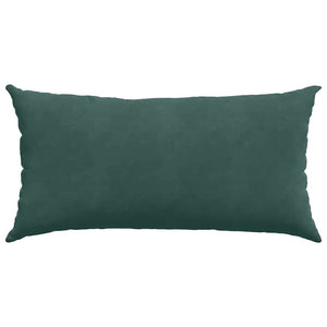 Sofakissen 2er Set Dunkelgrün Cord 80x40 cm