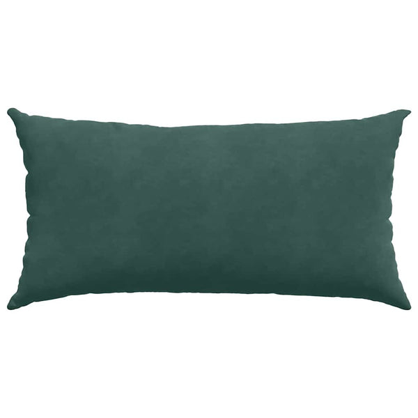 Sofakissen 2er Set Dunkelgrün Cord 80x40 cm