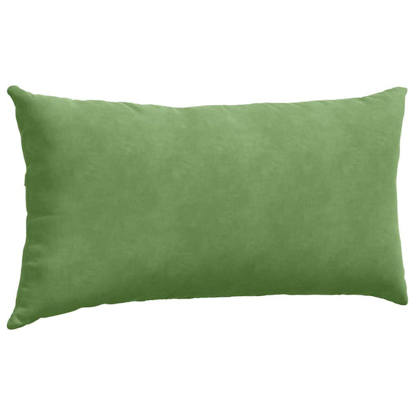 vidaXL Coussins de canapé 2 pcs Vert clair 80 x 40 cm Tissu côtelé