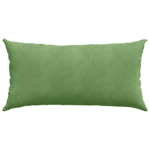 vidaXL Coussins de canapé 2 pcs Vert clair 80 x 40 cm Tissu côtelé