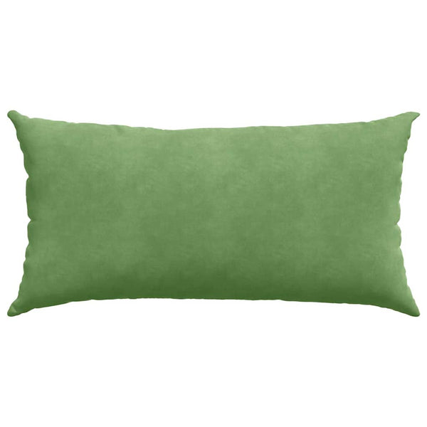 vidaXL Coussins de canapé 2 pcs Vert clair 80 x 40 cm Tissu côtelé