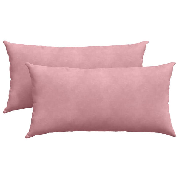 Sofakissen 2er Set Rosa Cord 80x40