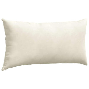 Sofakissen 2er Set Creme Cord 80x40 cm