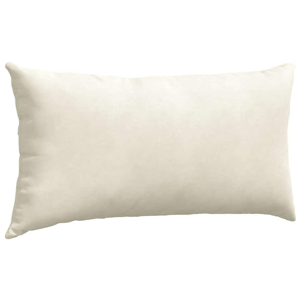 Sofakissen 2er Set Creme Cord 80x40 cm