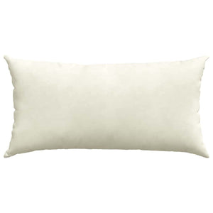 Sofakissen 2er Set Creme Cord 80x40 cm