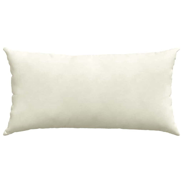 Sofakissen 2er Set Creme Cord 80x40 cm