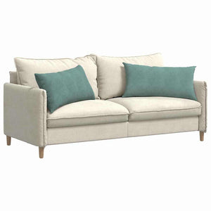 2er-Set Sofakissen Cord Meergrün 80x40 cm