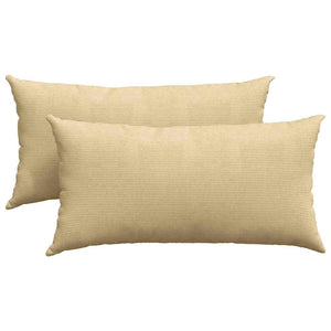 Sofakissen 2er Set Grau-Grün Cord 80x40cm