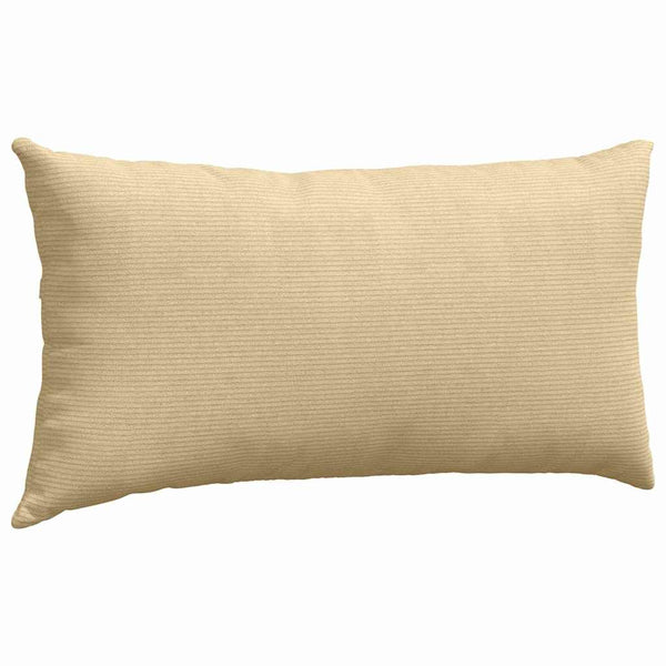 Sofakissen 2er Set Grau-Grün Cord 80x40cm