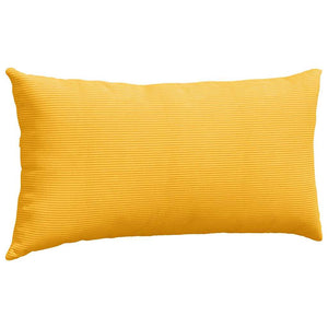 Sofakissen Gelb Cord 80x40cm 2er-Set