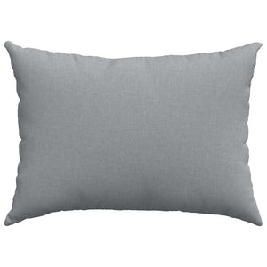 vidaXL Coussins de canapé 2 pcs Gris clair 70 x 50 cm Tissu