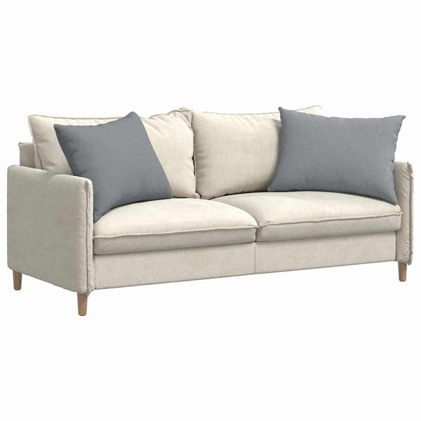 vidaXL Coussins de canapé 2 pcs Gris clair 70 x 50 cm Tissu