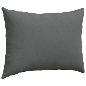 vidaXL Coussins de canapé 2 pcs Gris foncé 70 x 50 cm Tissu