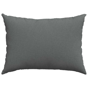 vidaXL Coussins de canapé 2 pcs Gris foncé 70 x 50 cm Tissu