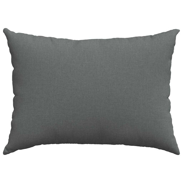 vidaXL Coussins de canapé 2 pcs Gris foncé 70 x 50 cm Tissu