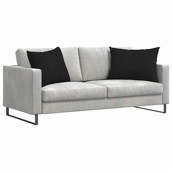 Sofakissen 2er Set Schwarz 70x50 cm