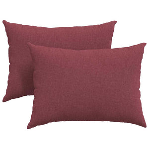 Sofakissen 2er Set Weinrot 70x50 cm