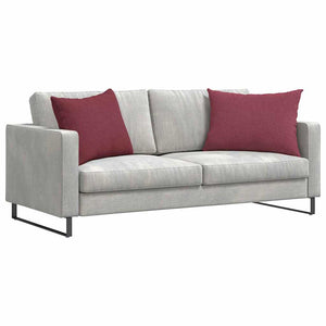 Sofakissen 2er Set Weinrot 70x50 cm
