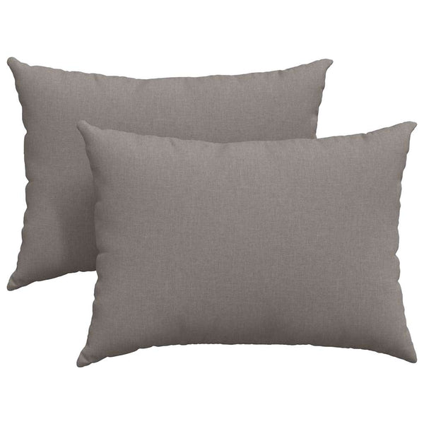 Sofakissen 2er Set Taupe 70x50 cm