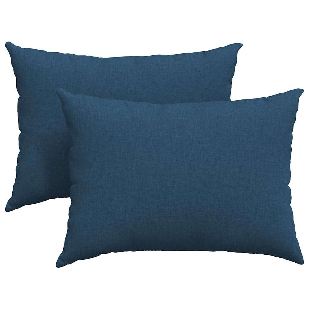 Blaue Sofakissen 70x50cm, 2er-Set