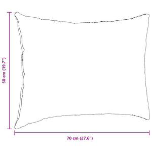 Blaue Sofakissen 70x50cm, 2er-Set