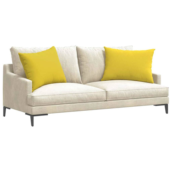 2er-Set Sofakissen Helles Gelb 70x50 cm