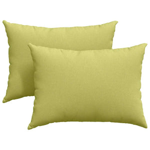 vidaXL Coussins de canapé 2 pcs Vert clair 70 x 50 cm Tissu