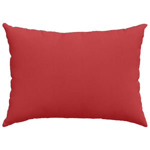 vidaXL Coussins de canapé 2 pcs Rouge 70 x 50 cm Tissu