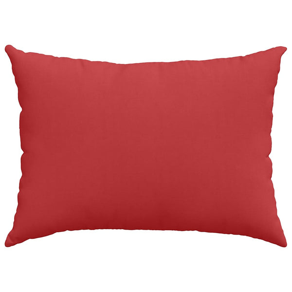 vidaXL Coussins de canapé 2 pcs Rouge 70 x 50 cm Tissu