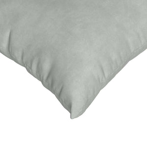 vidaXL Coussins de canapé 2 pcs Gris clair 70 x 50 cm Tissu côtelé