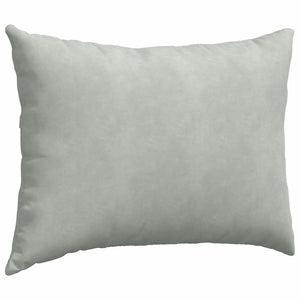vidaXL Coussins de canapé 2 pcs Gris clair 70 x 50 cm Tissu côtelé