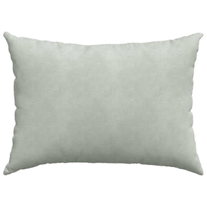 vidaXL Coussins de canapé 2 pcs Gris clair 70 x 50 cm Tissu côtelé