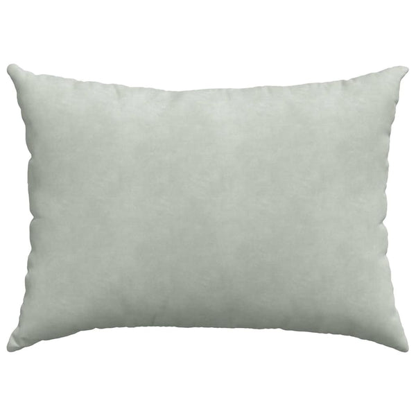 vidaXL Coussins de canapé 2 pcs Gris clair 70 x 50 cm Tissu côtelé