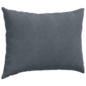 Sofakissen 2er Set Dunkelgrau Cord 70x50 cm