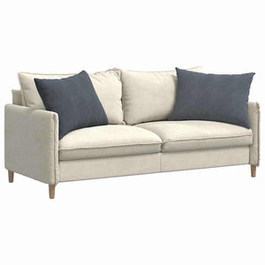 Sofakissen 2er Set Dunkelgrau Cord 70x50 cm