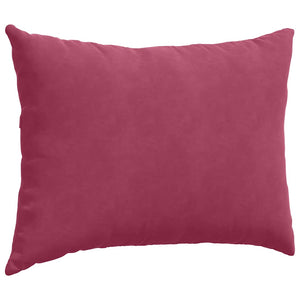 Weinrote Cord Sofakissen, 70x50 cm, 2er-Set