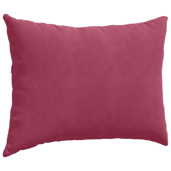 Weinrote Cord Sofakissen, 70x50 cm, 2er-Set