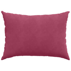 Weinrote Cord Sofakissen, 70x50 cm, 2er-Set
