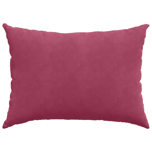 Weinrote Cord Sofakissen, 70x50 cm, 2er-Set