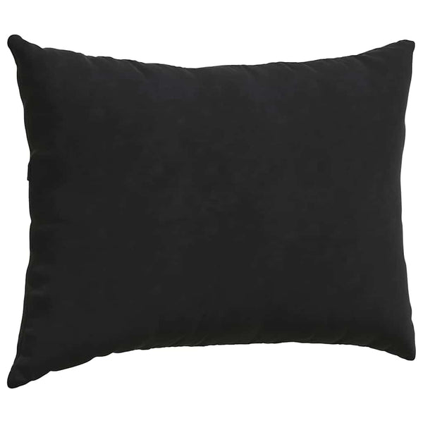 Sofakissen 2er Set Schwarz Cord 70x50 cm
