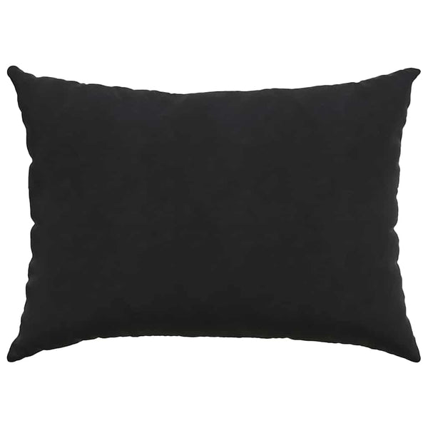 Sofakissen 2er Set Schwarz Cord 70x50 cm