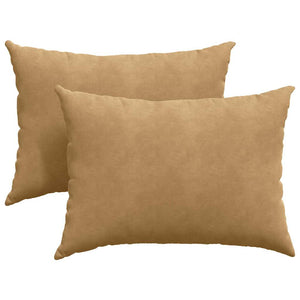Sofakissen Braun Cord 70x50cm 2er Set